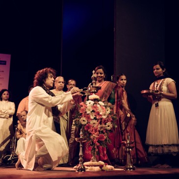 Ustad Zakir Hussain inaugurating Udupa Foundation - Feb 17 2016