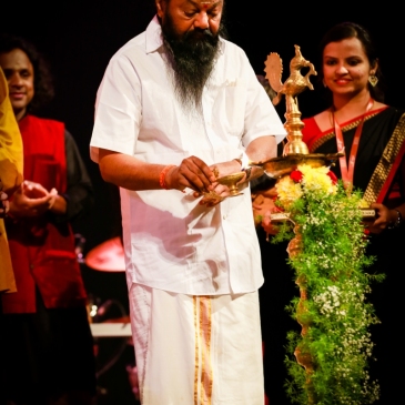 Vidwan Guru Karaikudi Mani Inaugarting Udupa Music Festival 2018 - 16th Feb 2018