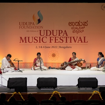 Vidushi Bombay Jayashri, Vidushi Jayanthi Kumaresh, Vidwan HN Bhaskar, Vidwan VV Ramanamurthy, Vidwan Jayachandra Rao