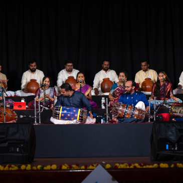 Tālavādya led by Vidwan Adamya Ramanand, Vidwan Anirudha S Bhat & Vidwan Somashekhar Jois along with 22 musicians